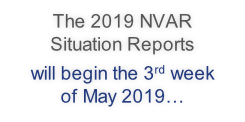 The 2025 NVAR Situation Reports will begin the 3rd week of May 2025…